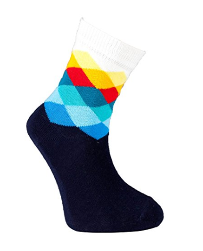 Socks n Socks-Boy's 5-pair Fun Cool Cotton Colorful Dress Crew Socks Gift Box - Socksn'Ties