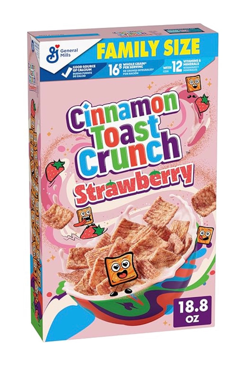 Cinnamon Toast Crunch Strawberry Cereal