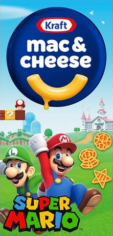 Super Mario Bros Mac & Cheese Macaroni