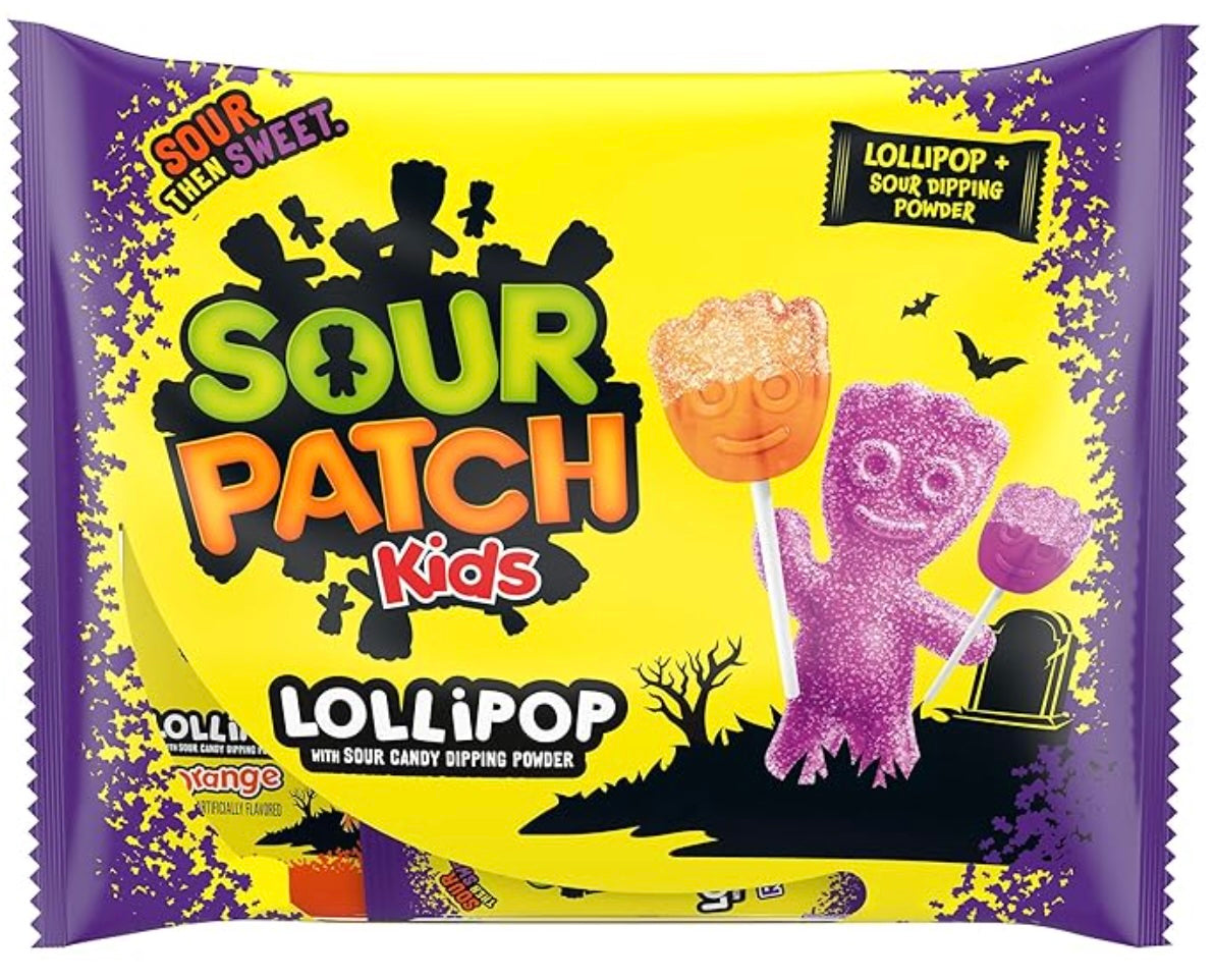 SOUR PATCH 20 Lollipops pack