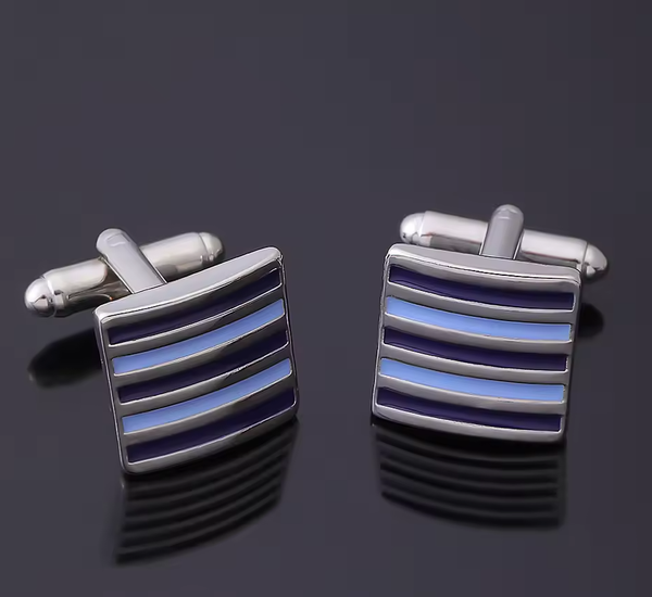 Gemelos de camisa azules