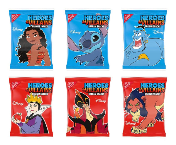 Disney Heroes and Villains Graham Snacks
