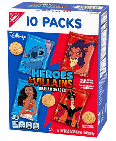 Disney Heroes and Villains Graham Snacks