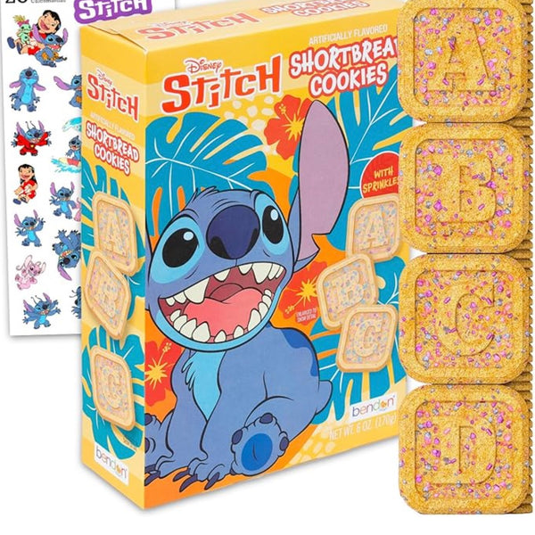 Disney Lilo and Stitch Shortbread Cookies Snack Box