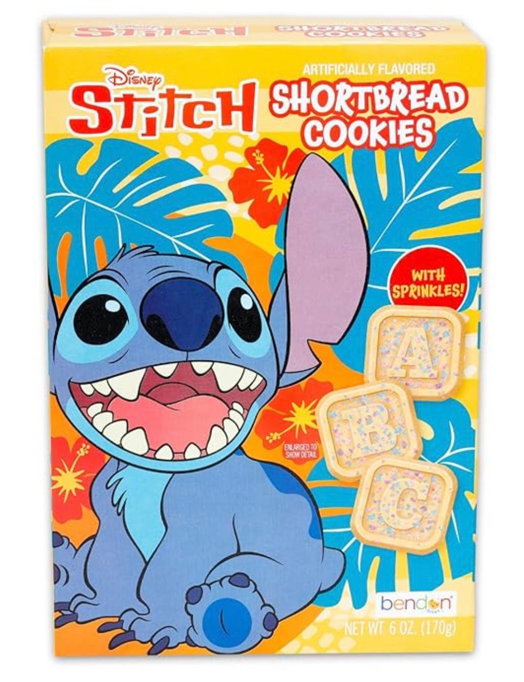 Disney Lilo and Stitch Shortbread Cookies Snack Box