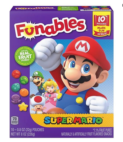 Super Mario Funables Fruity Snacks