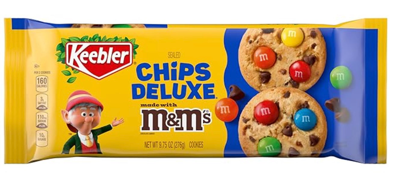 Keebler Chips Deluxe m&m Cookies