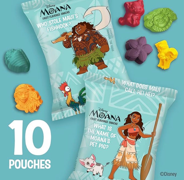 Disney Moana Fruit Flavored Snacks