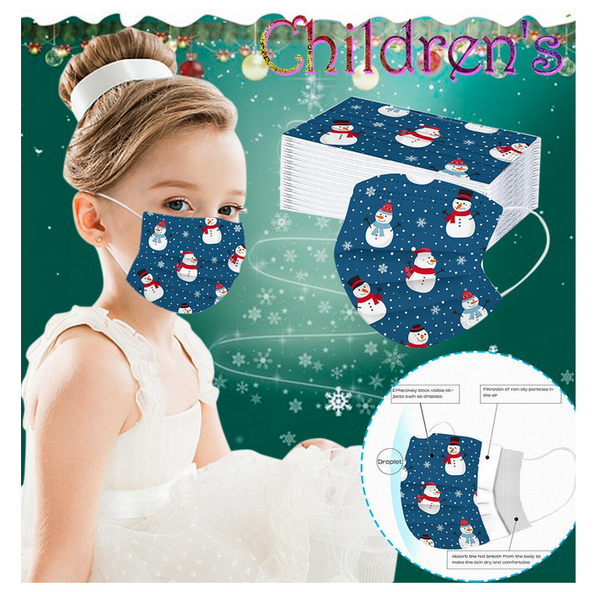 Mascarillas desechables de Navidad para niños - Socksn'Ties