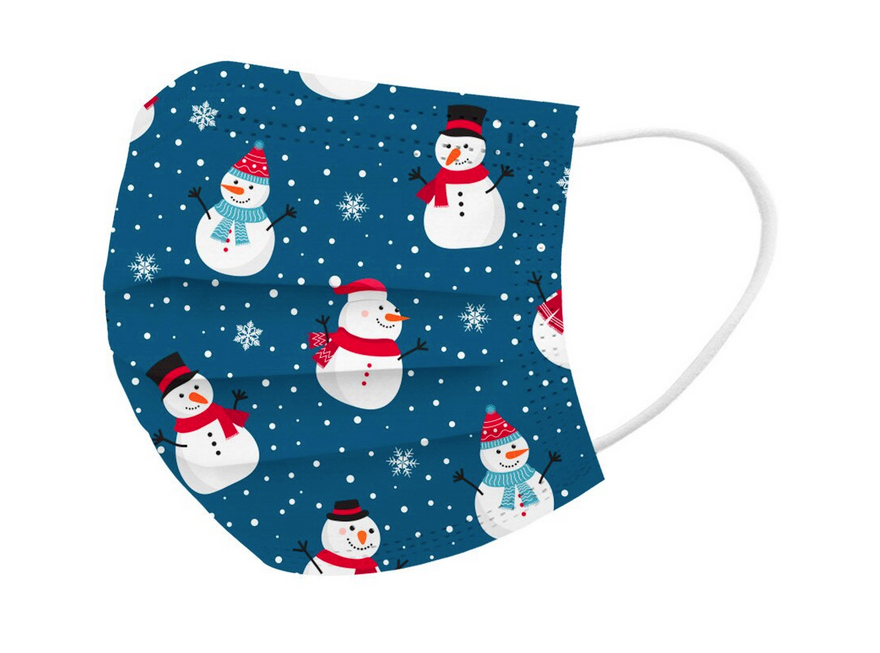 Mascarillas desechables de Navidad para niños - Socksn'Ties