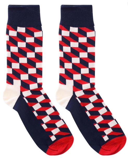 Medias cubos rojos - Socksn'Ties