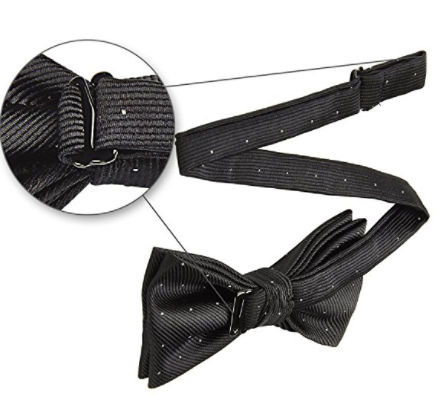 AUSKY Elegant Adjustable Pre-tied bow ties for Men Boys. - Socksn'Ties