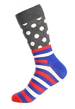 Medias de bolas y rayas de colores - Socksn'Ties