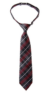 Retreez Tartan Plaid Styles Woven Microfiber Pre-tied Boy's Tie - Socksn'Ties