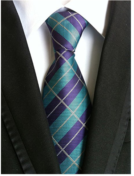 Welen Classic Men's 100% Silk Tie Necktie Woven JACQUARD Neck green  Ties - Socksn'Ties