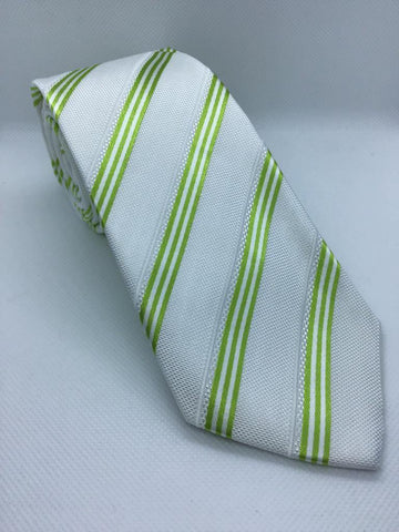 Corbata blanco y verde - Socksn'Ties