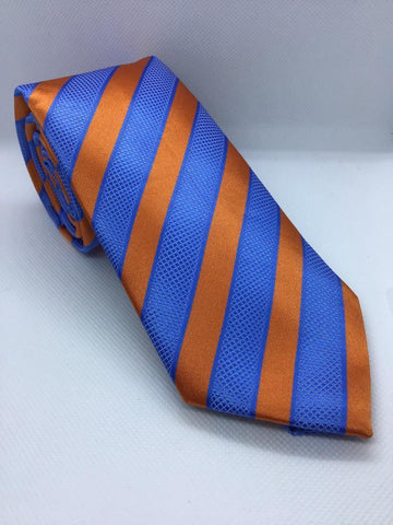Corbata naranja con azul - Socksn'Ties