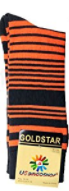 USBingoshopTM Mens Cotton Orange Dress Socks - Socksn'Ties