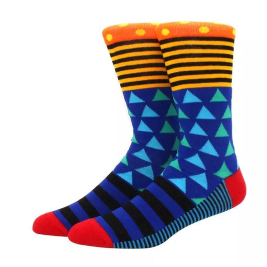 Medias de Triangulos y Rayas - Socksn'Ties