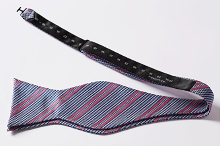 SetSense Men's Check Jacquard Wedding Party Self Bow Tie Pocket Square Set - Socksn'Ties