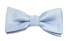 Bundle Monster Stylish Blue Gray Adjustable Boys Bow Tie - Socksn'Ties