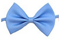 Glittermall Blue ligth Adjustable Boys Kids Bow Tie - Socksn'Ties