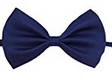 Glittermall Navy Blue Adjustable Boys Kids Bow Tie - Socksn'Ties