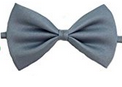 Glittermall Gray Light Adjustable Boys Kids Bow Tie - Socksn'Ties