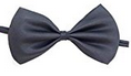 Glittermall Gray Adjustable Boys Kids Bow Tie - Socksn'Ties