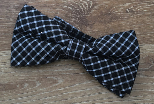 Corbatín negro y blanco - Socksn'Ties