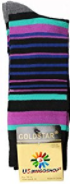 USBingoshopTM Mens Cotton Dress Socks 3 MORADO - Socksn'Ties