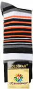 USBingoshopTM Mens Cotton Dress Socks 5 GRAY - Socksn'Ties