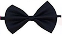 Glittermall Black Adjustable Boys Kids Bow Tie - Socksn'Ties