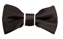 Bundle Monster Stylish Black Adjustable Boys Bow Tie - Socksn'Ties