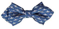 Bundle Monster Shark Stylish Adjustable Boys Bow Tie - Socksn'Ties