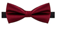 AUSKY Elegant Adjustable Pre-tied bow ties for men in Red - Socksn'Ties