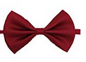 Glittermall Red Wine Adjustable Boys Kids Bow Tie - Socksn'Ties